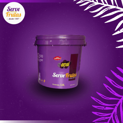 Açaí Puro Médio - Balde 10L - distribuidor açaí atacado SP