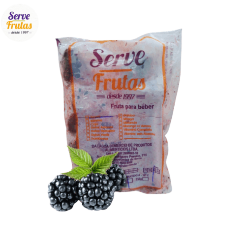 Amora Congelada IQF - frutas congeladas IQF atacado distribuidor SP